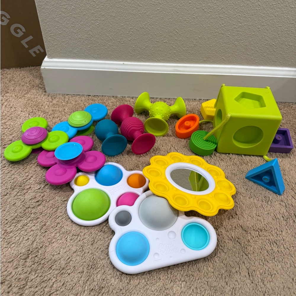 Fat brain sensory toy lot